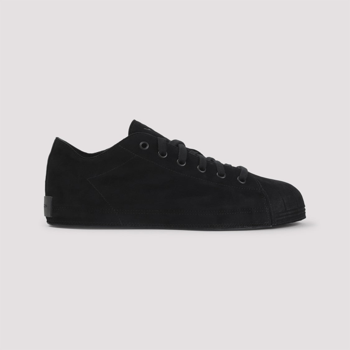 Y-3 Monochrome Black Suede Nizzastar Lo Sneakers