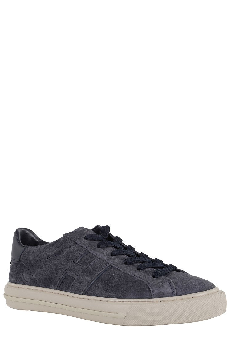 Hogan H691 Lace-Up Sneakers With Embossed Branding