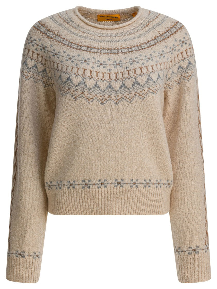Guest In Residence Multicolored Pattern Knitwear With Textured Finish