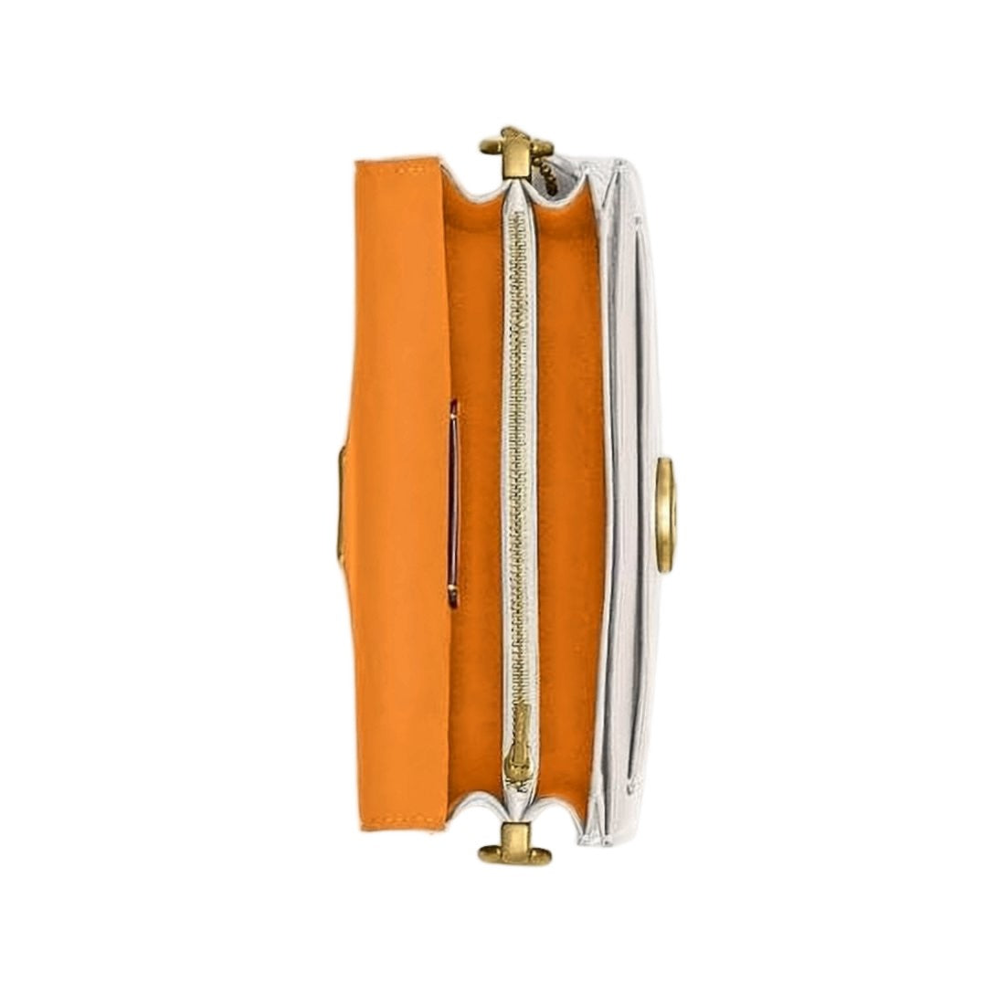 Coach Structured Crossbody Bag With Gold-Tone Clasp