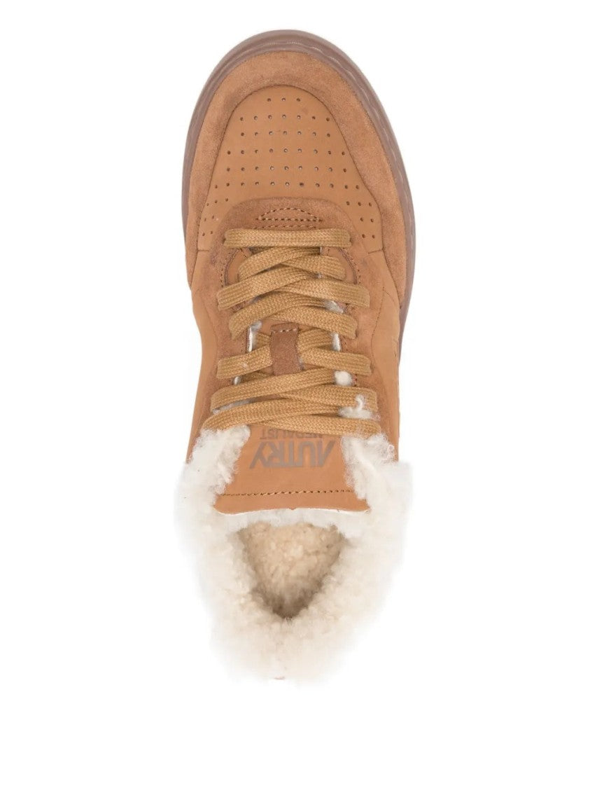 Autry Medialist Shearling Sneakers