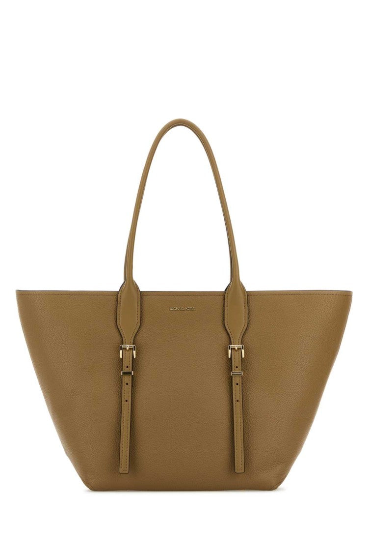 Michael Michael Kors Cappuccino Leather Moore Shopping Bag