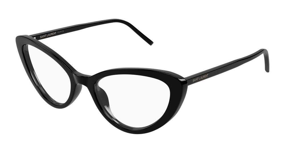 Saint Laurent Eyeglasses Sl 777 001 Black Black Transpare 55/19/145