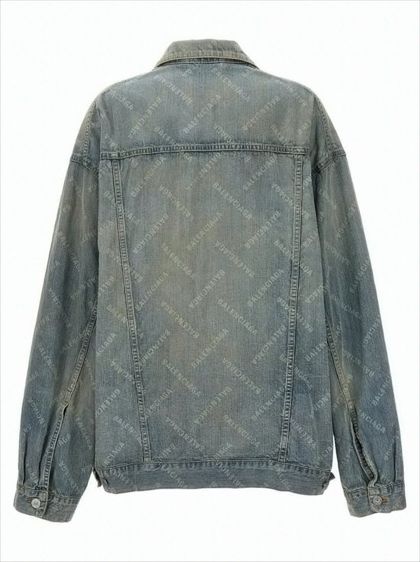Balenciaga Classic Button-Up Denim Jacket