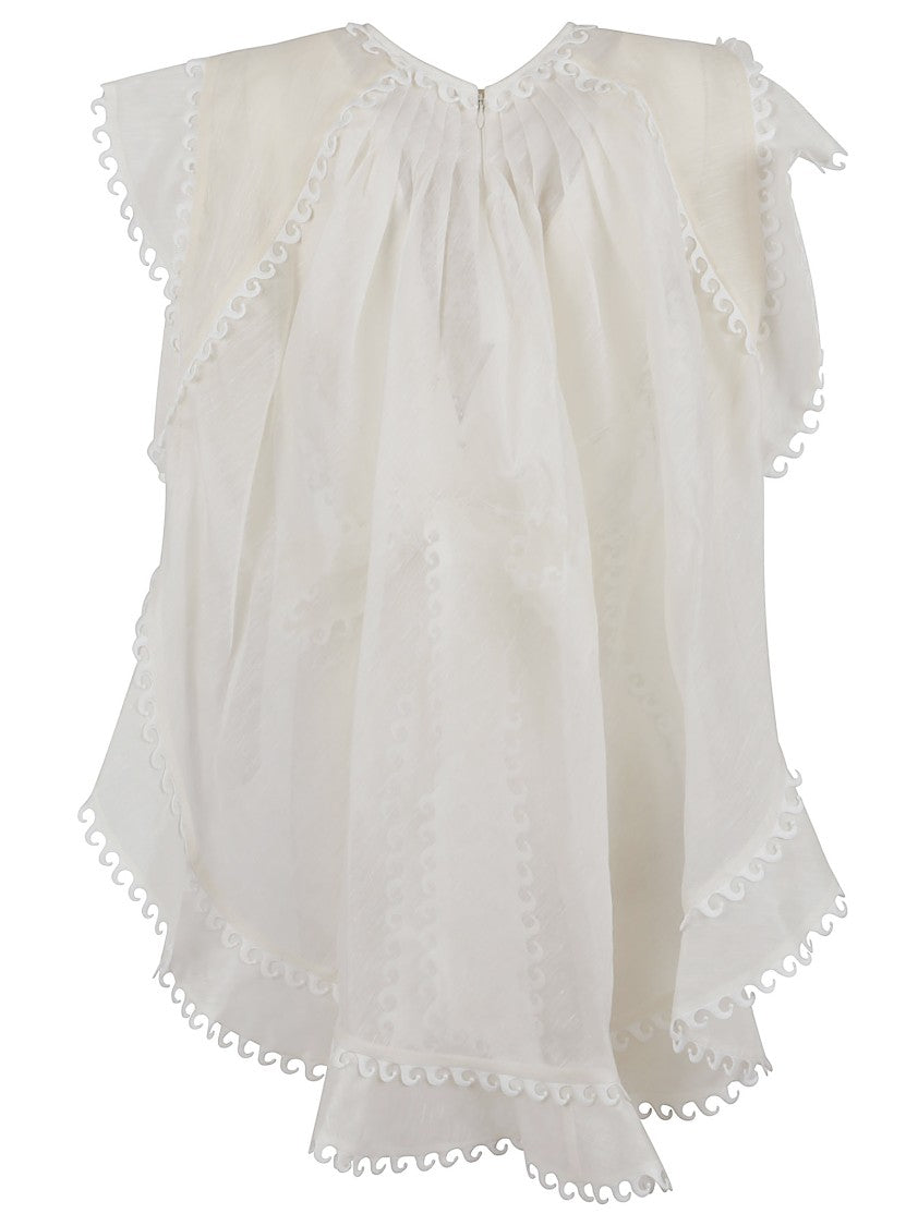 Zimmermann Poncho Silhouette Top