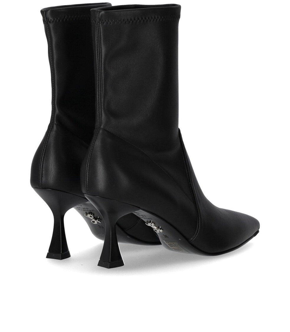 Sergio Levantesi Janet Black Heeled Ankle Boot