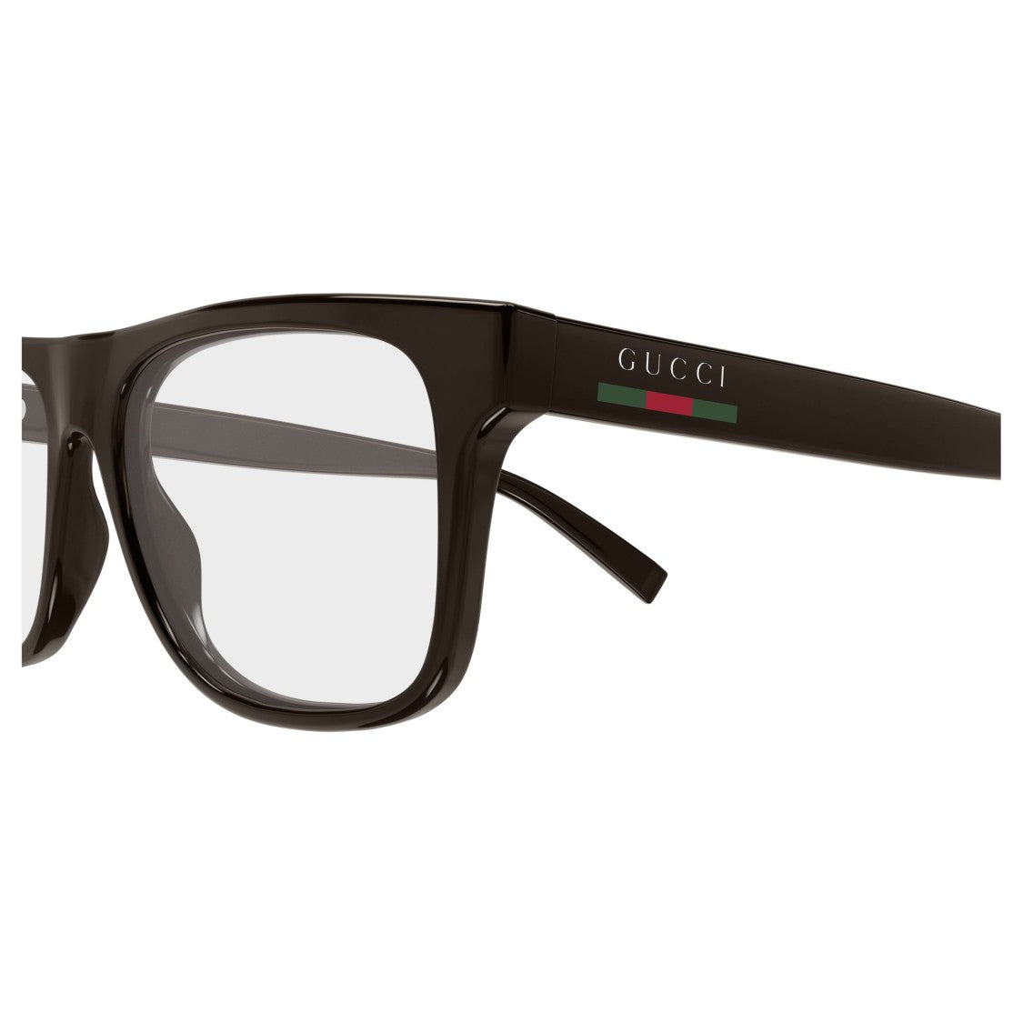 Gucci Rectangular Frame Eyeglasses With Logo Detail
