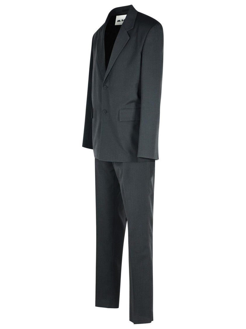 Jil Sander Grey Wool Suit