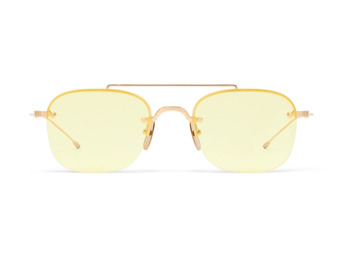 Thom Browne Rose Gold Ues960a Square Sunglasses