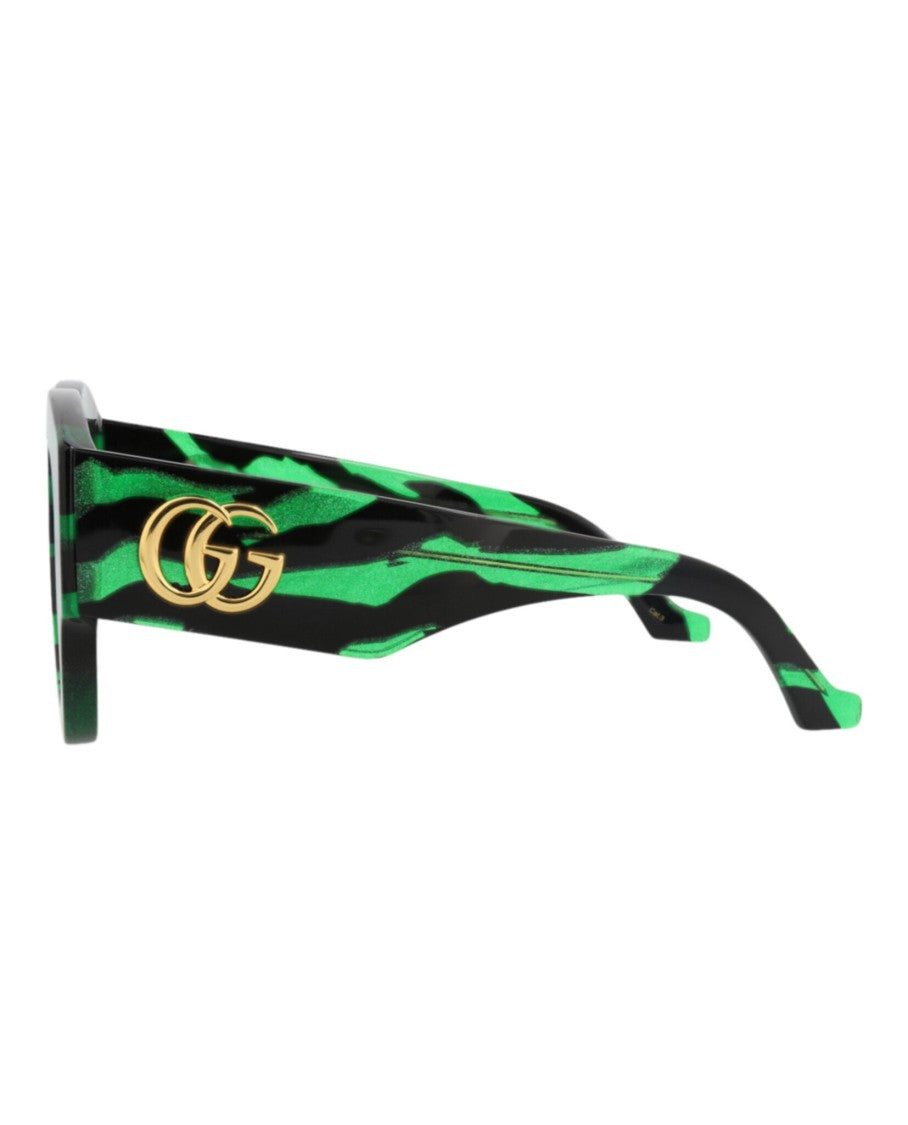 Gucci Square-Frame Recycled Acetate Sunglasses