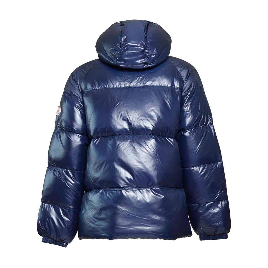 Pyrenex Blue Nylon Sten Shiny Puffer Jacket With Hood