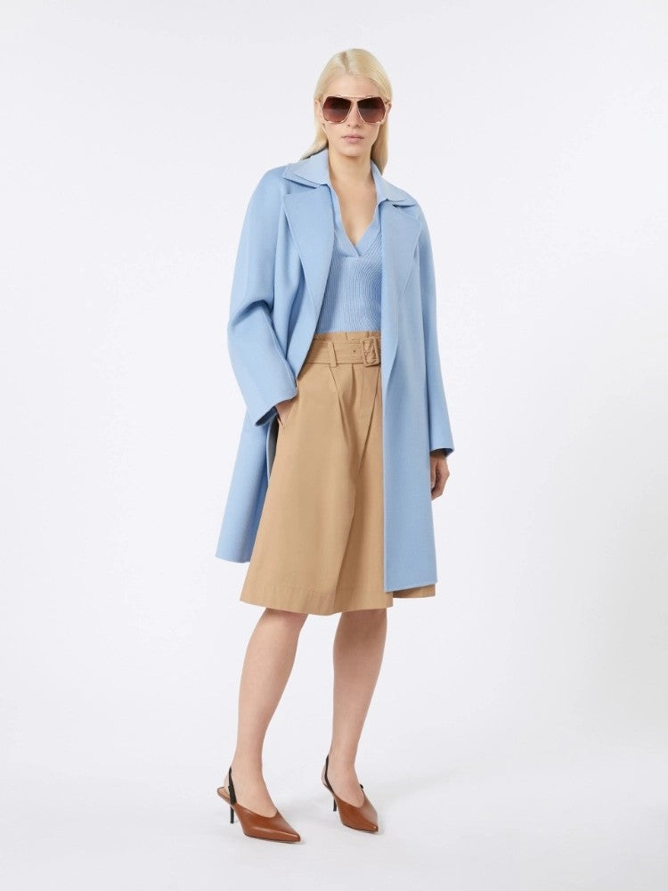 Max Mara Tailored Light Blue Ajaccio Coat