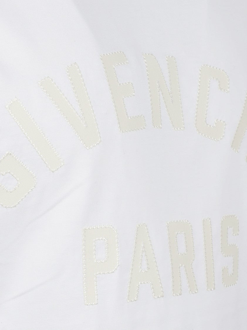 Givenchy Signature White Cotton Jersey T-Shirt
