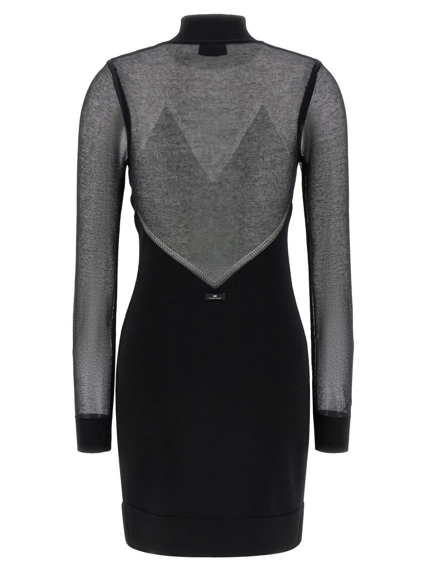 Elisabetta Franchi Dress With Transparencies