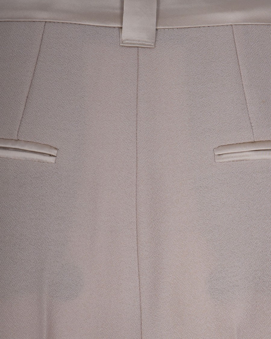 Marella Ivory Tuxedo Pants