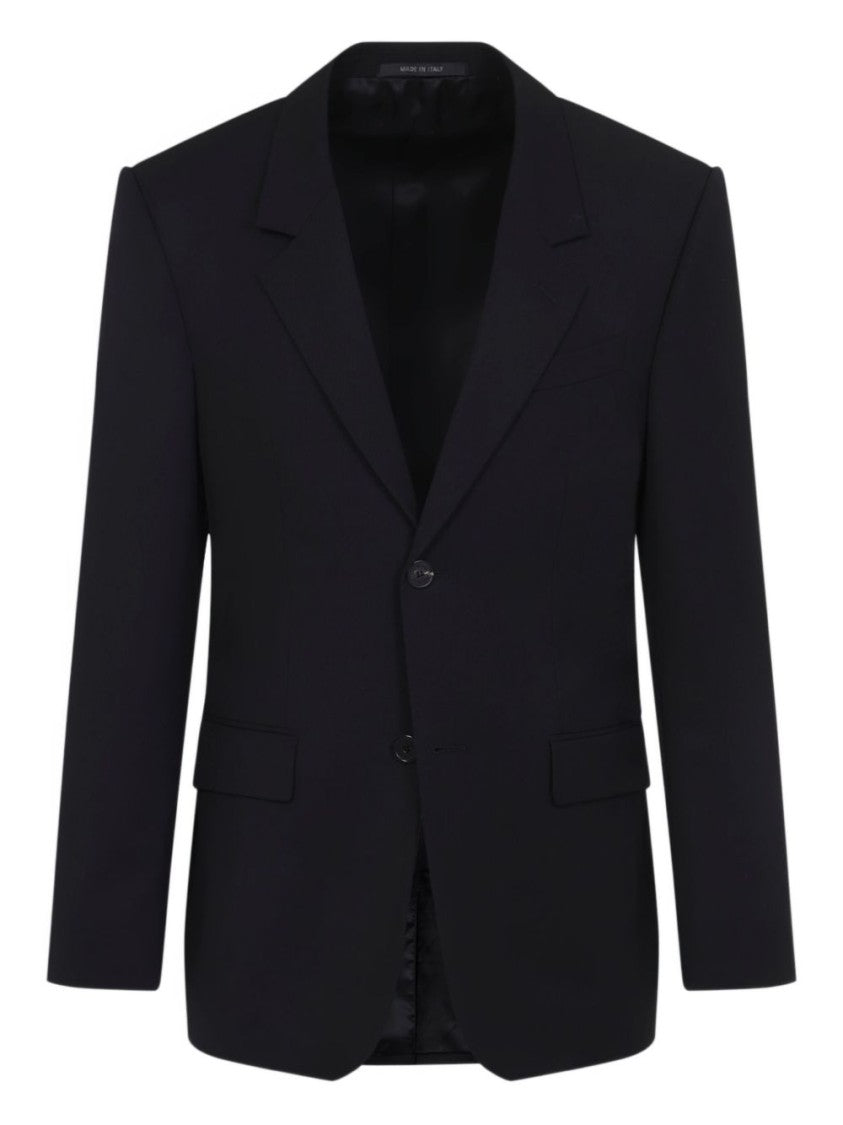 Balenciaga Sophisticated Wool Tailored Jacket With Classic Lapels