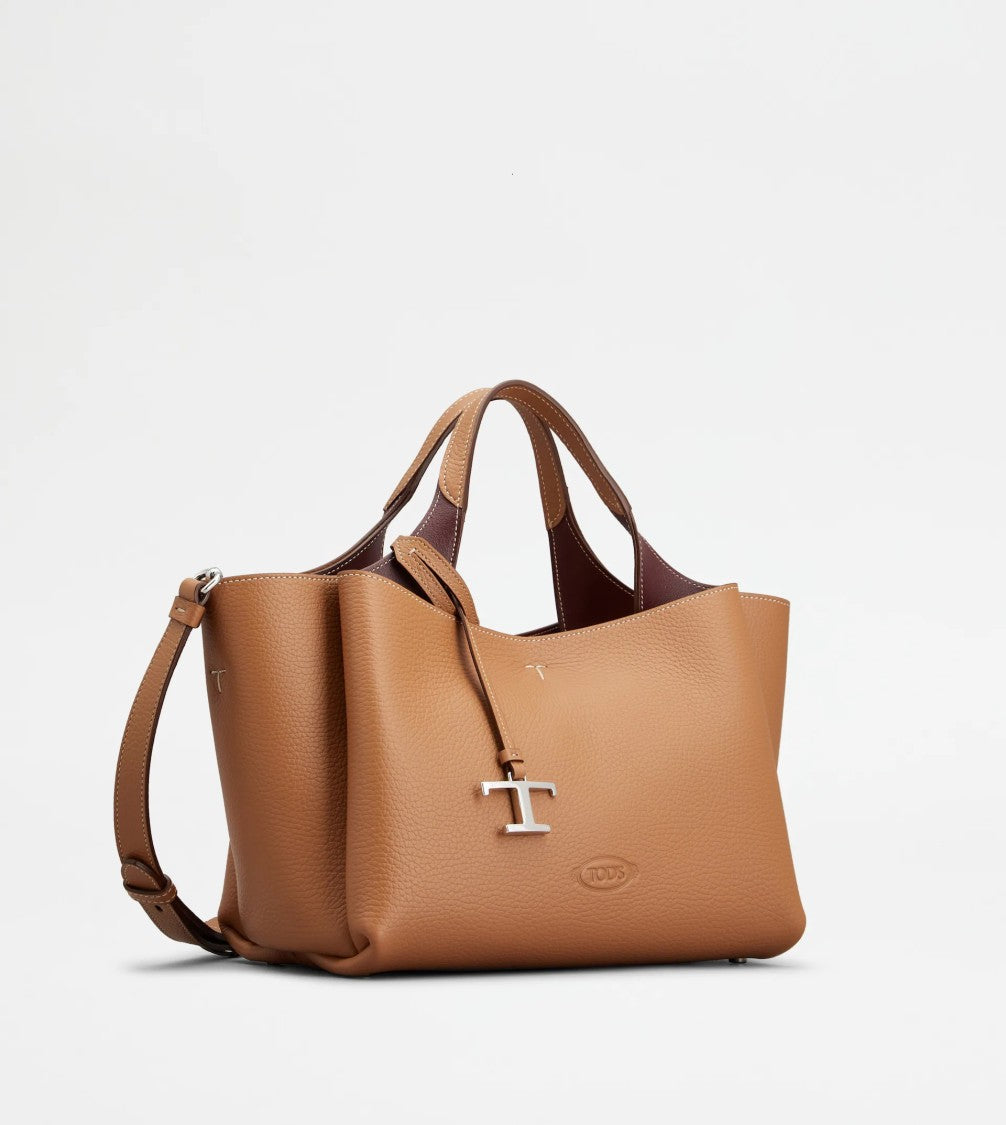Tod's Apa 2 Handles Mini Tote Leather Bag