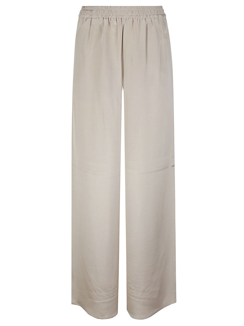 Max Mara Mxmvolonta Silk Wide-Leg Pants