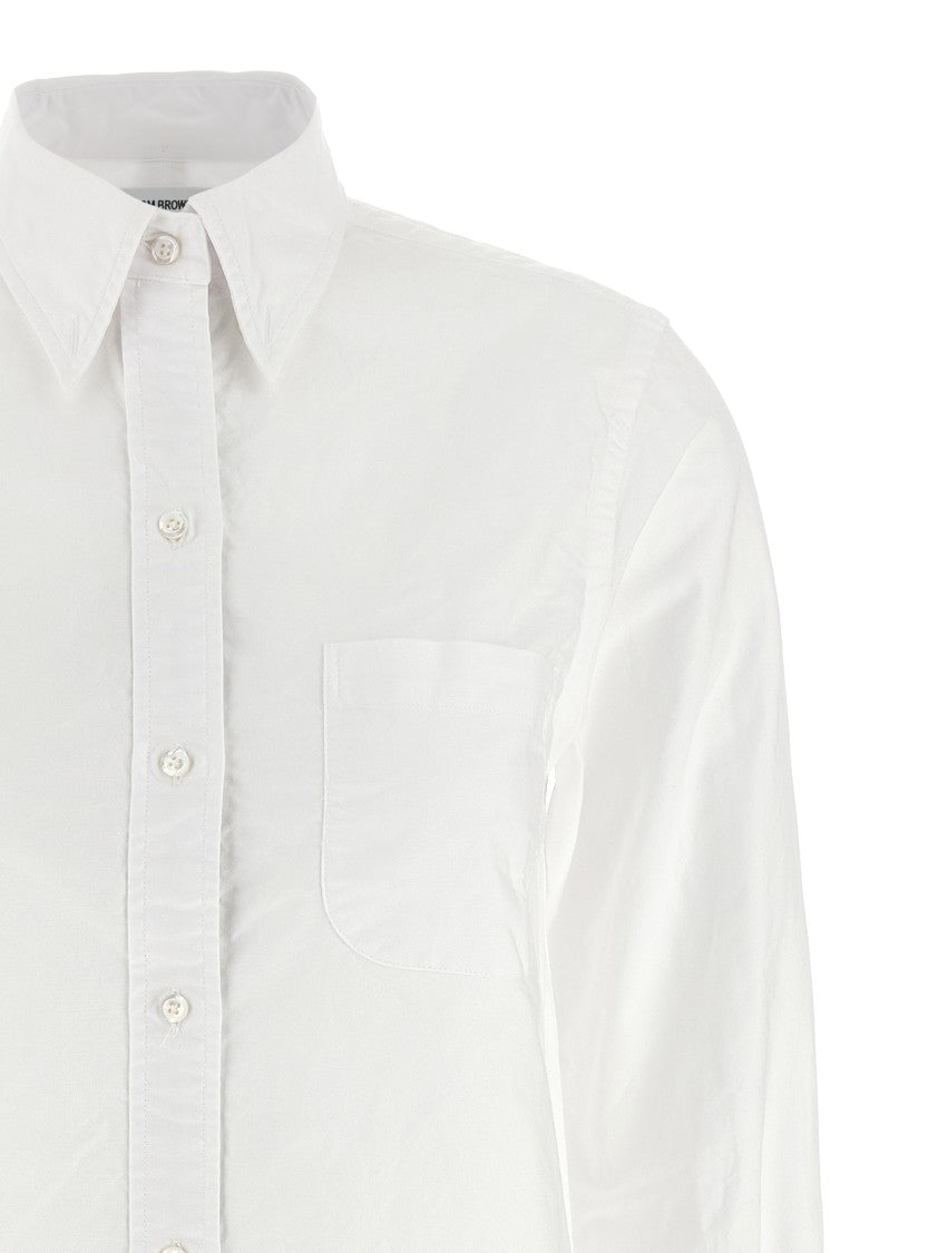 Thom Browne Oxford Cotton Mini Shirt Dress