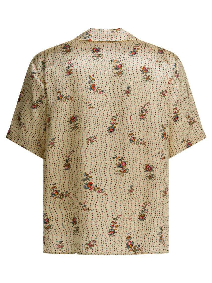 Valentino Short-Sleeved Silk Shirt
