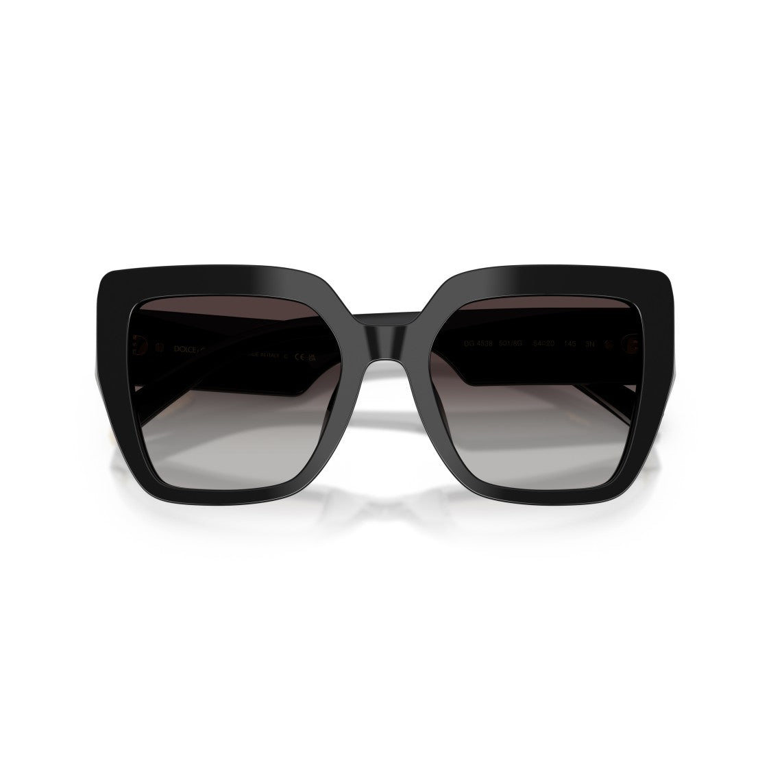 Dolce & Gabbana Oversized Square Frame Sunglasses With Heart Accents