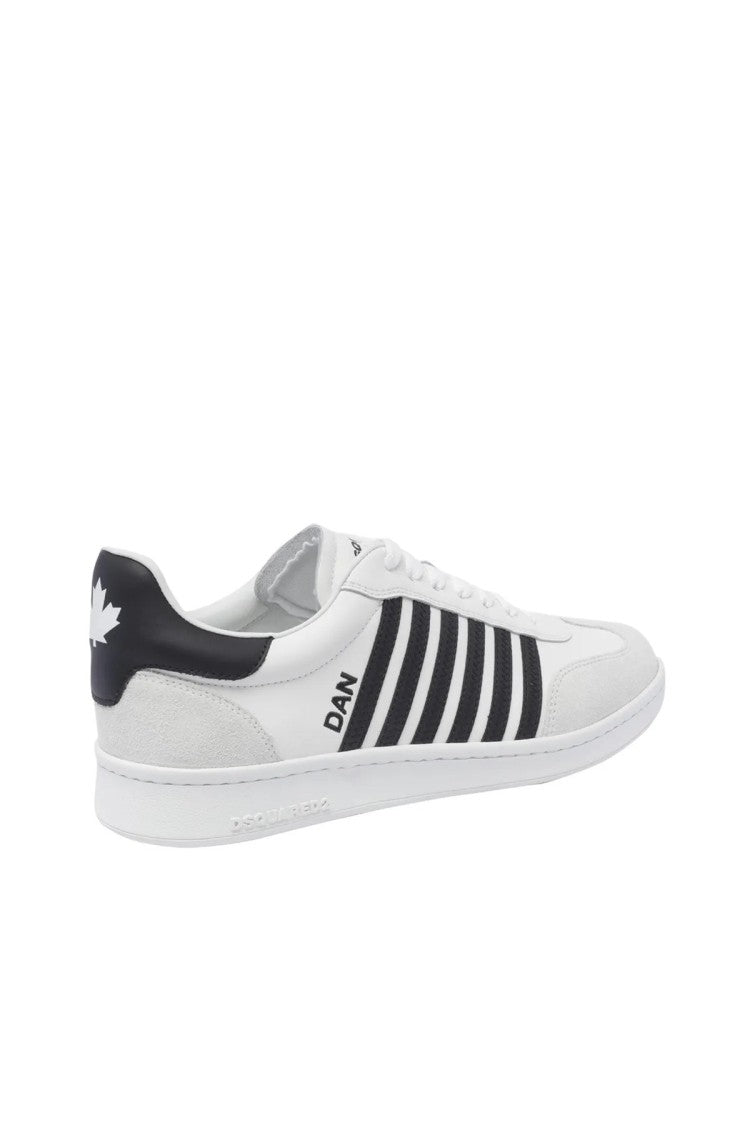 Dsquared2 Multicolor Dan Striped Leather Sneakers