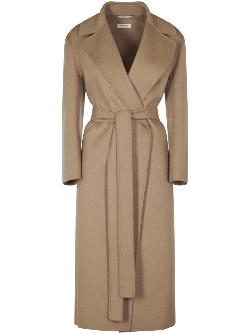 Max Mara Classic Wrap Coat With Belted Waist