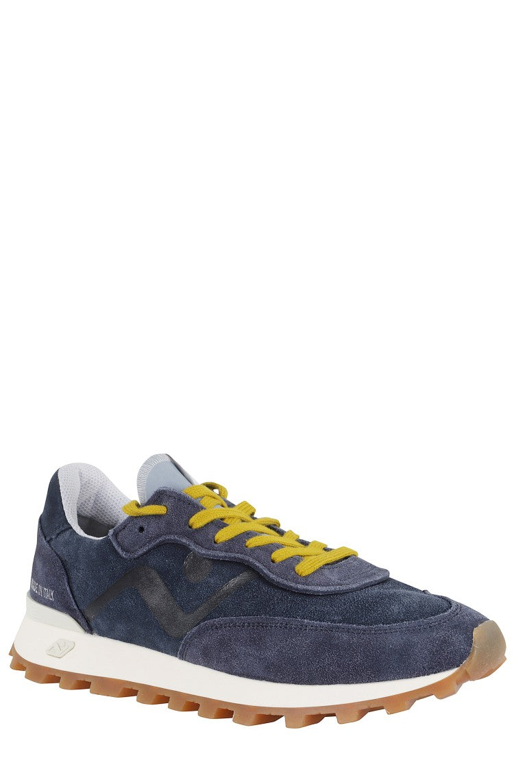No Map Society Indigo Navy Suede Sneakers
