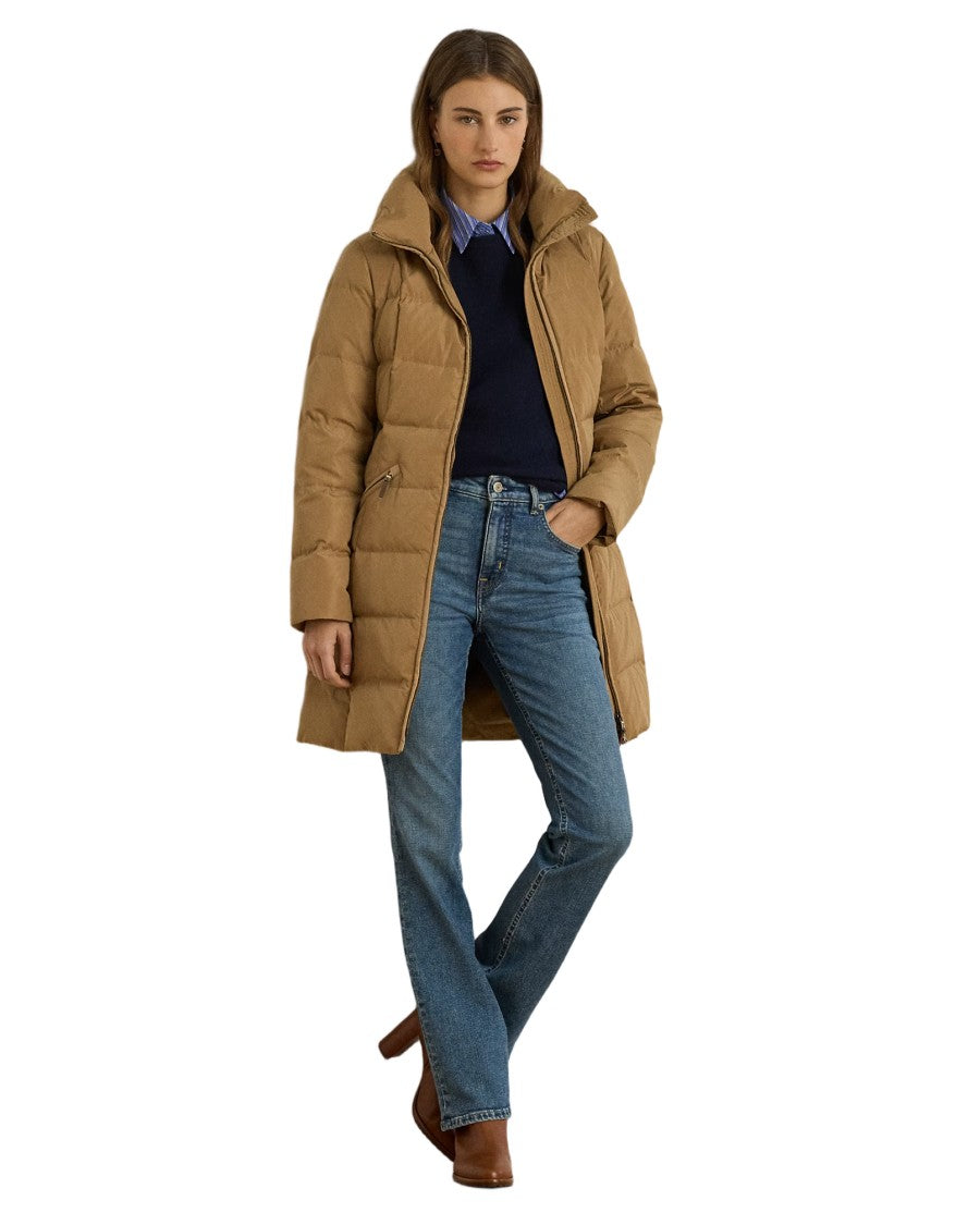 Lauren Ralph Lauren Classic Camel Insulated Down Coat