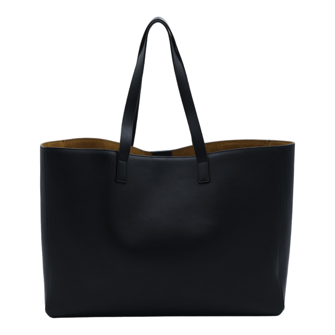 Saint Laurent Large Matte Finish Tote Bag With Minimalist Design