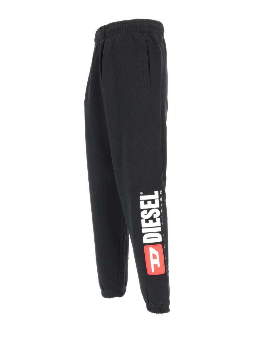 Diesel Black P-Marky Div Cropped Pants