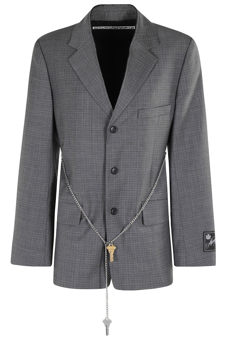 Alexander Wang Tailored Blazer W Chain