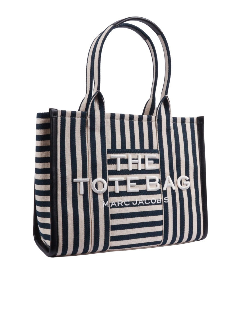 Marc Jacobs The Large Striped Textile Tote