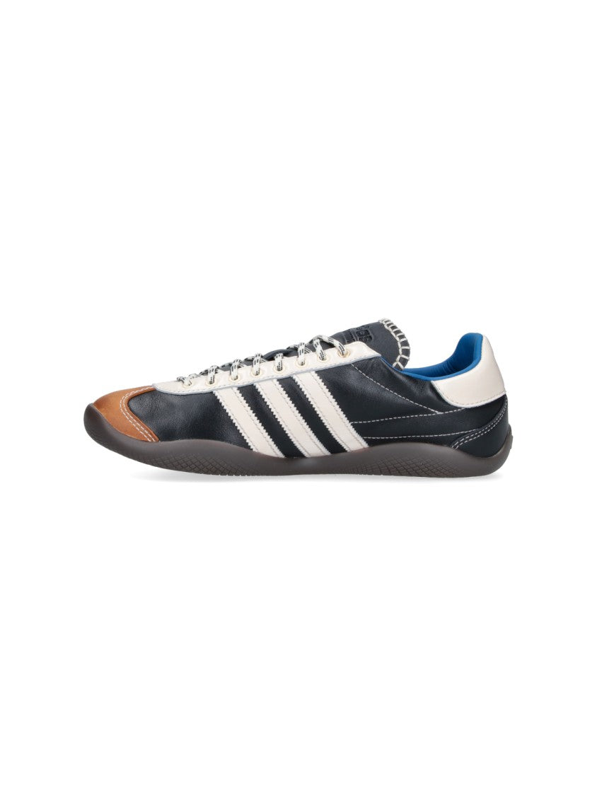 Adidas Originals By Wales Bonner Black Sporty Low-Profile Accented Sneakers