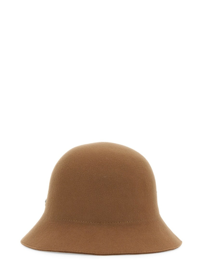 Helen Kaminski Classic Bucket Hat With Leather Accent