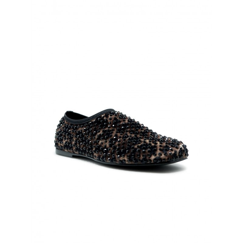 Elena Iachi R20 Leopard Leather/Glitter Shoes