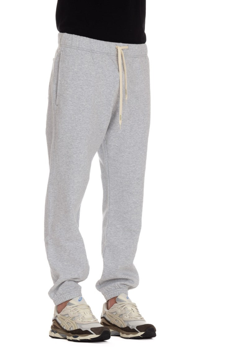 Autry Comfort-Fit Cotton Sweatpants With Drawstring Waist And Logo
