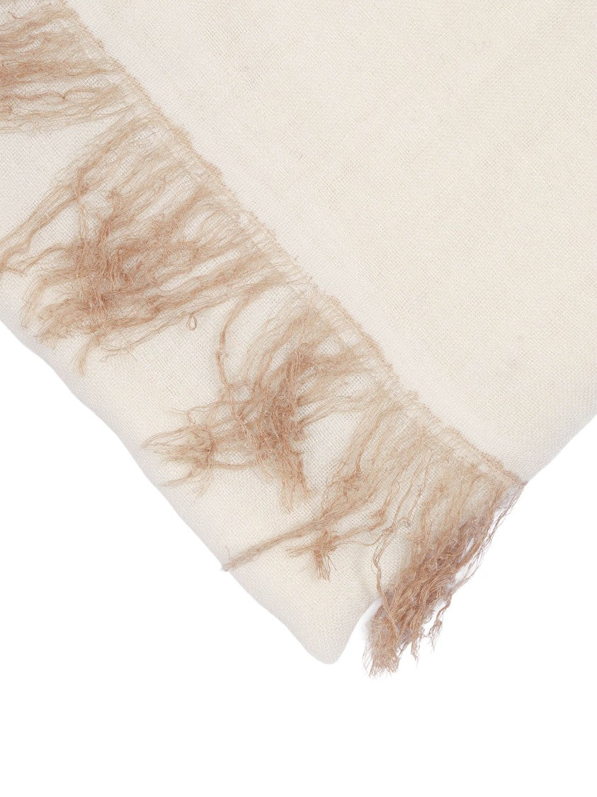 Faliero Sarti Kashy Fringed Square Scarf