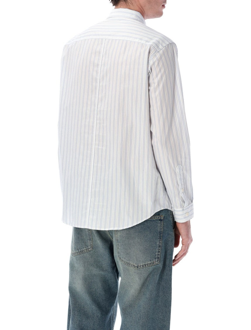 Mfpen Evening Regular Fit Striped Poplin Shirt