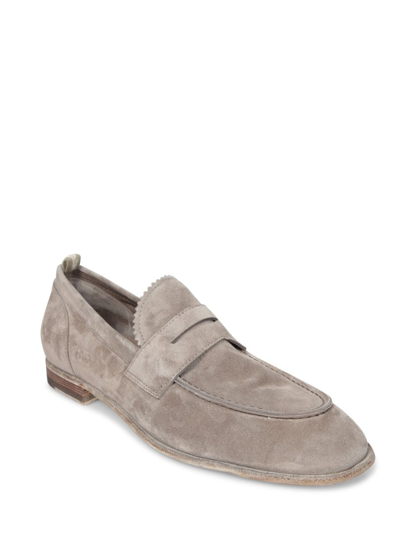 Officine Creative Beige Calf Leather Loafers
