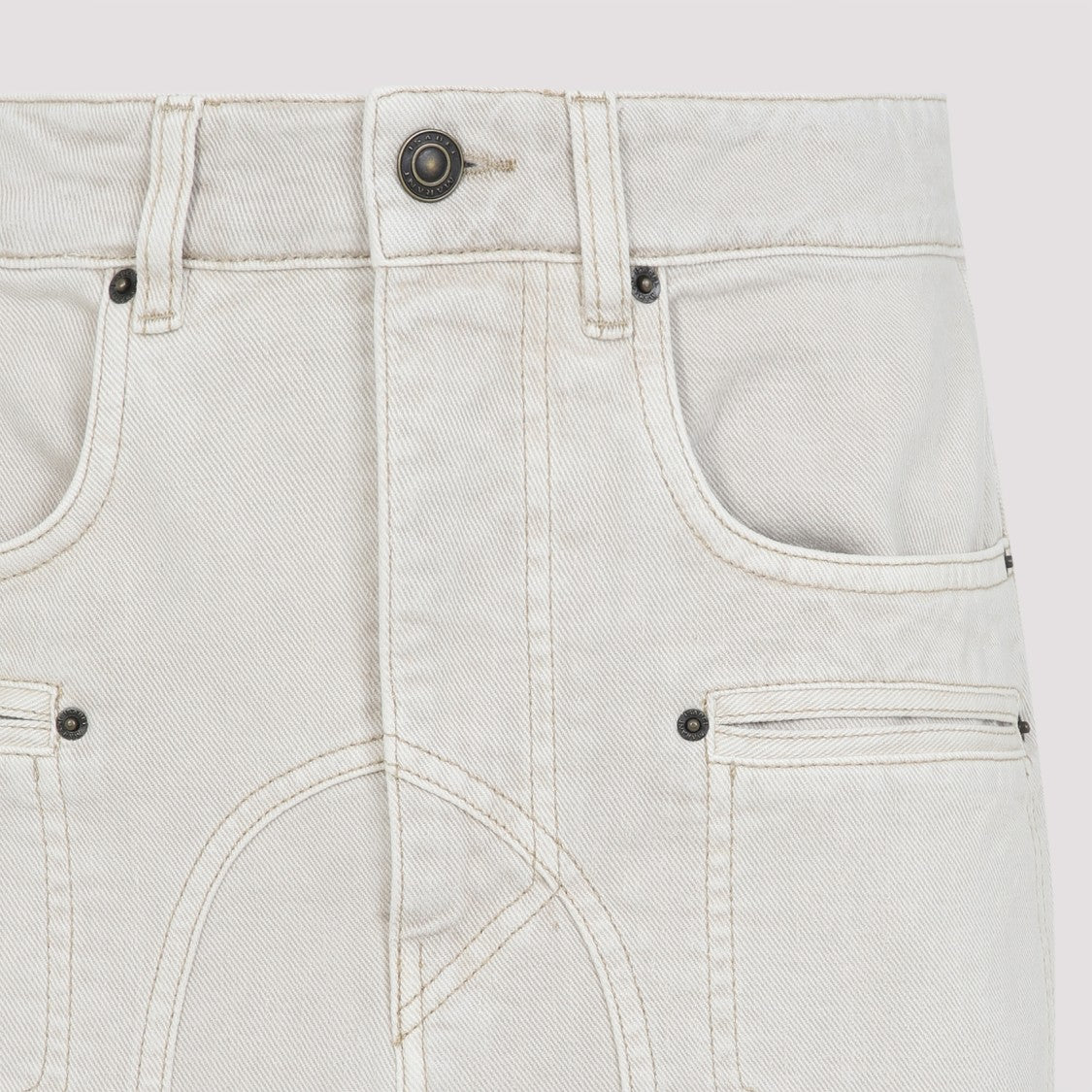 Isabel Marant Cotton Denim Midi Skirt