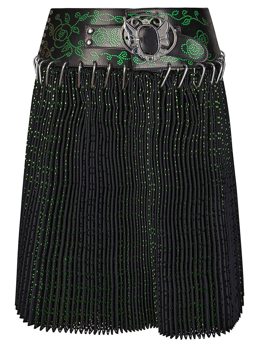 Chopova Lowena Shuffle Knee Carabiner Skirt