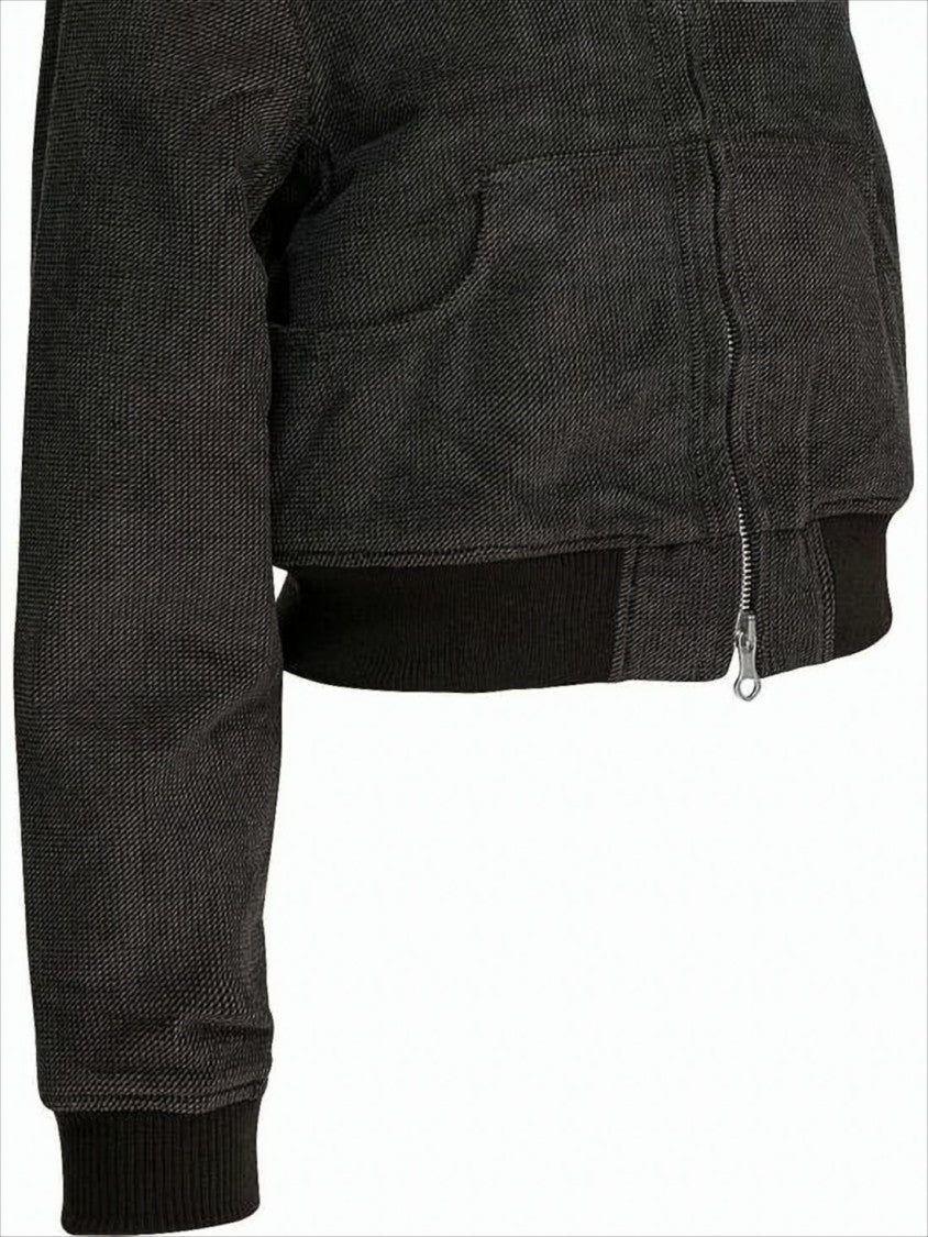 Our Legacy Textured Black Cropped Jacket