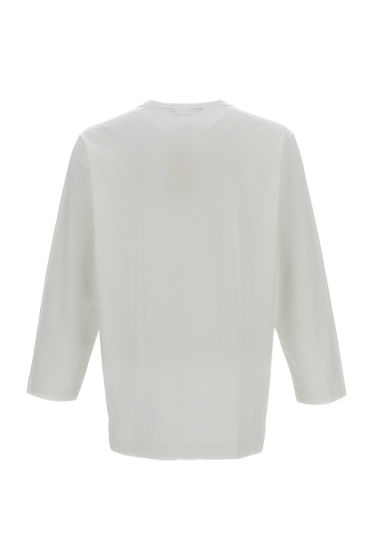Junya Watanabe White Longsleeve Linen T-Shirt