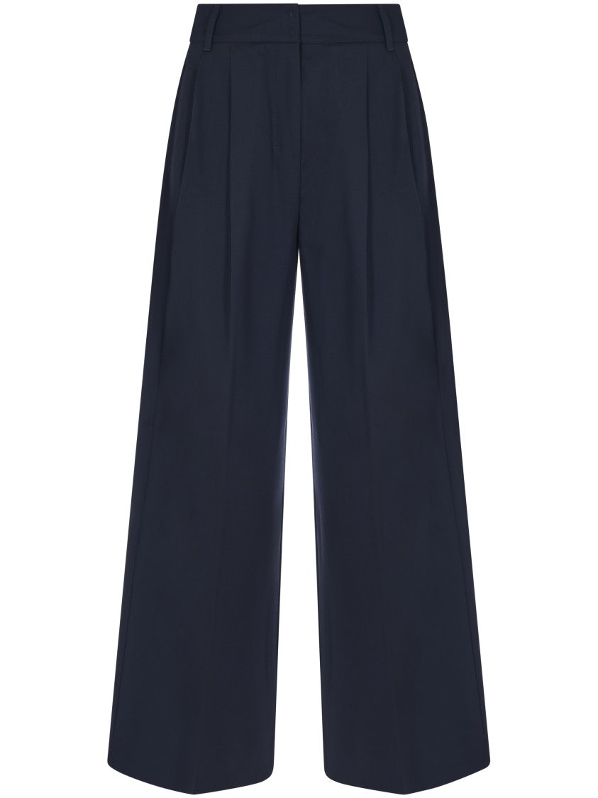 Max Mara Wide-Leg Trousers With High Waist