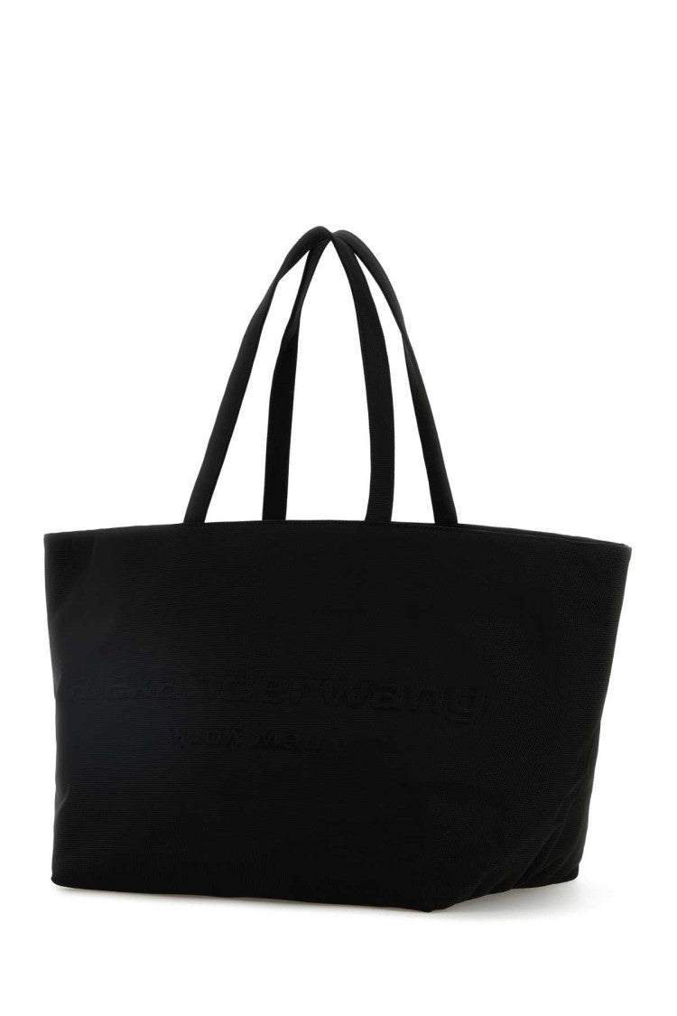 Alexander Wang Black Nylon Punch Shopping Bag
