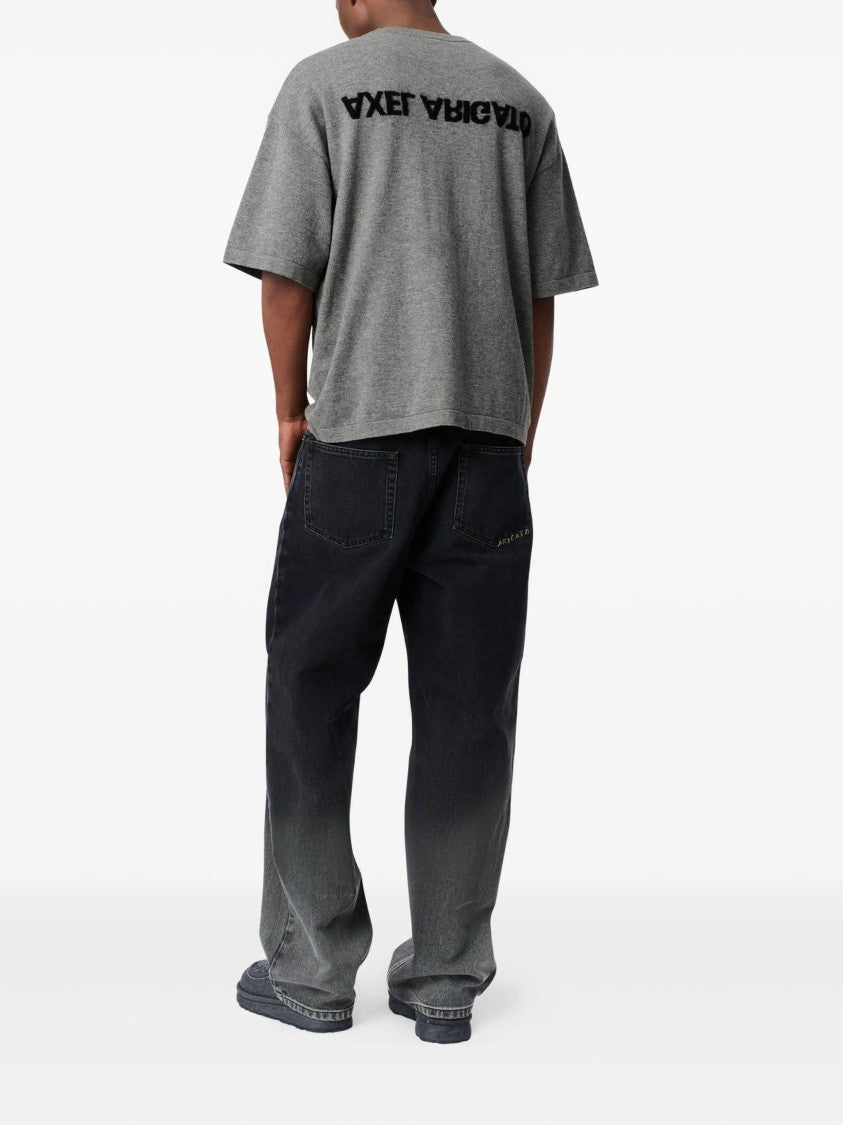 Axel Arigato Distort Knitted Back-Logo T-Shirt