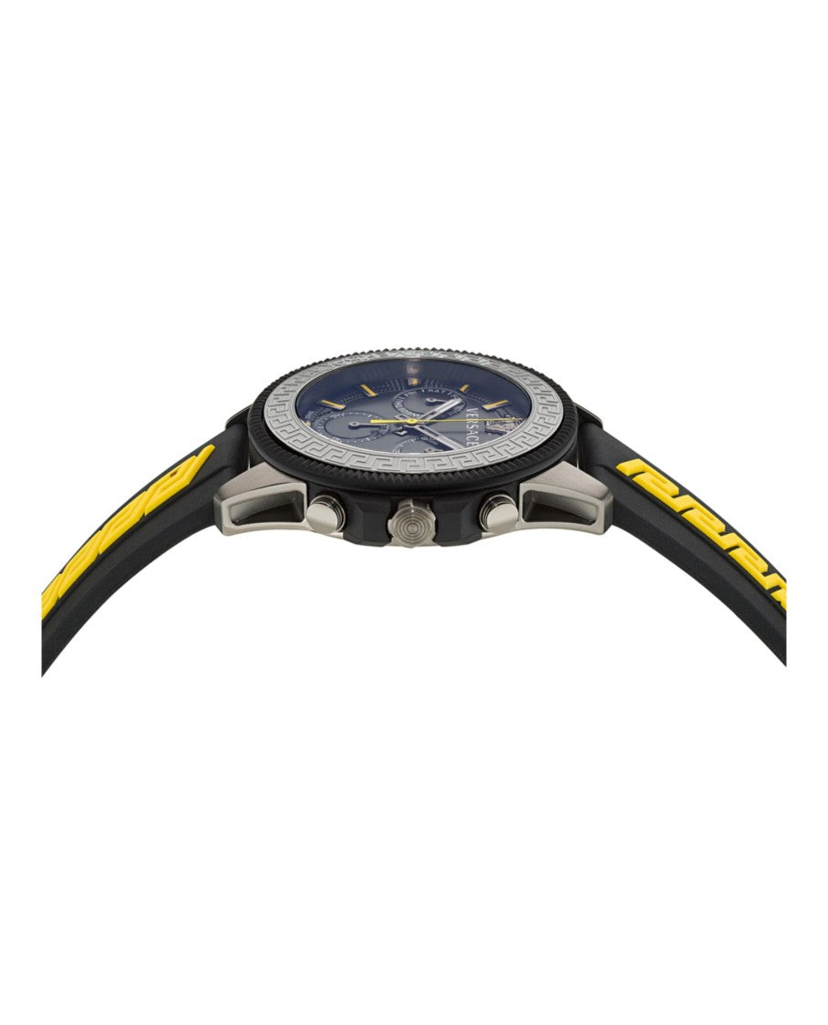 Versace Greca Action Chrono Silicone Watch