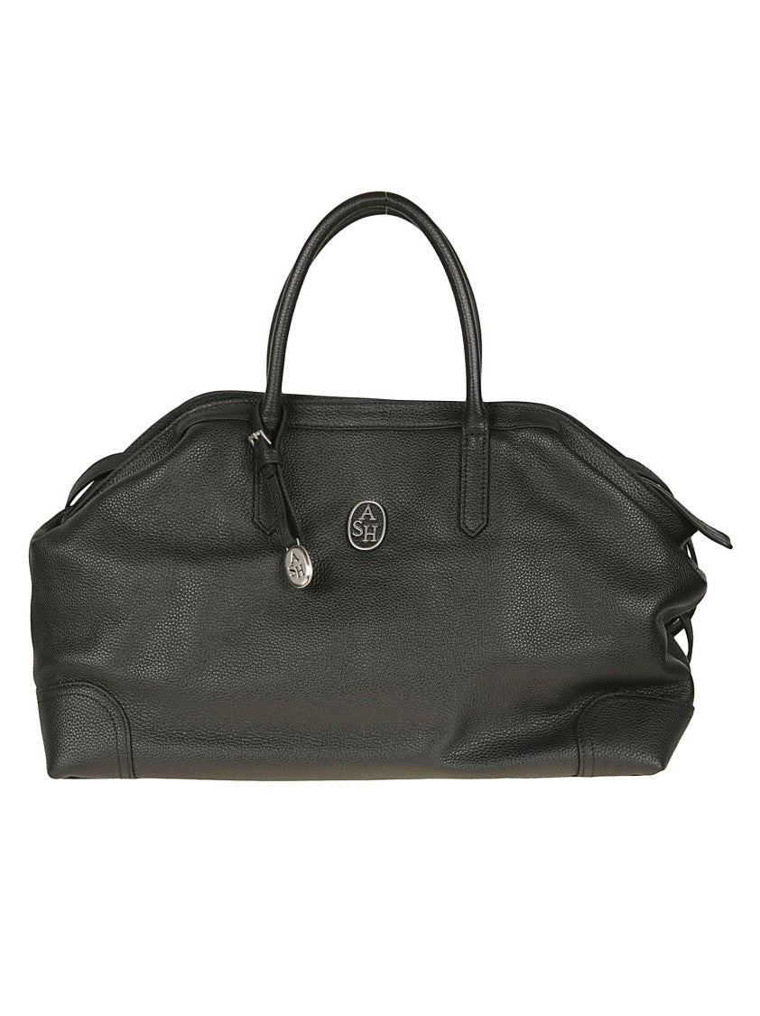 Ash Jaqueline Pebbled Leather Shoulder Bag