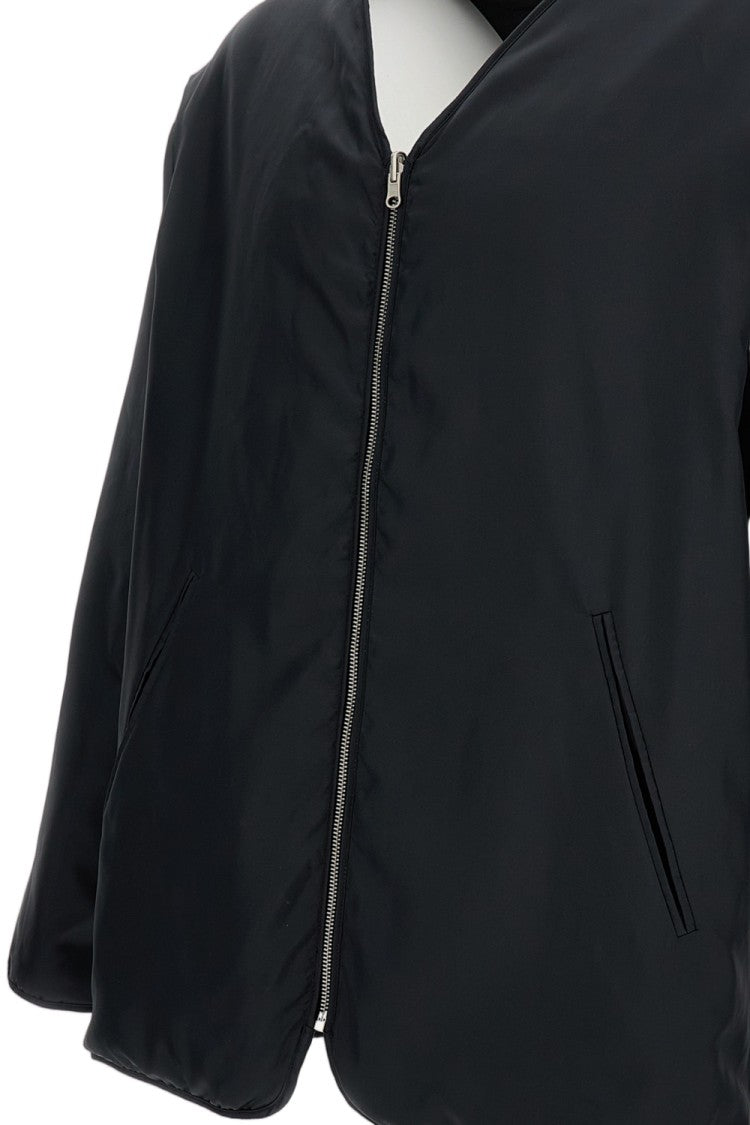 Mm6 By Maison Margiela Black Reversible Quilted Padded Jacket